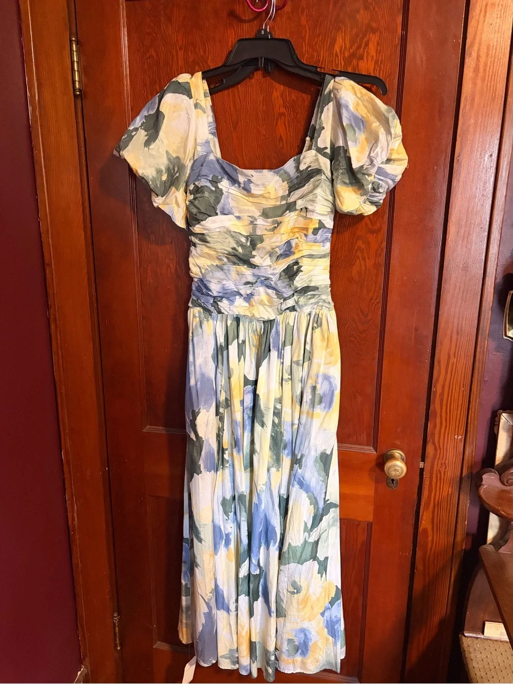 Off the shoulder corset Emerson maxi